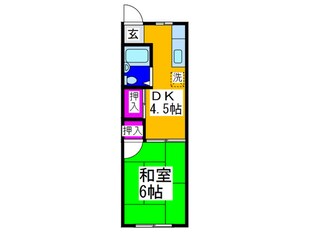 グレイスパレスの物件間取画像